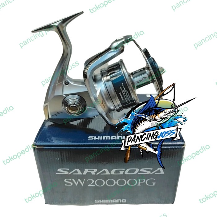 ✨Ready Reel Shimano Saragosa Sw 20000Pg New 2020 Garansi Resmi 1 Tahun Berkualitas