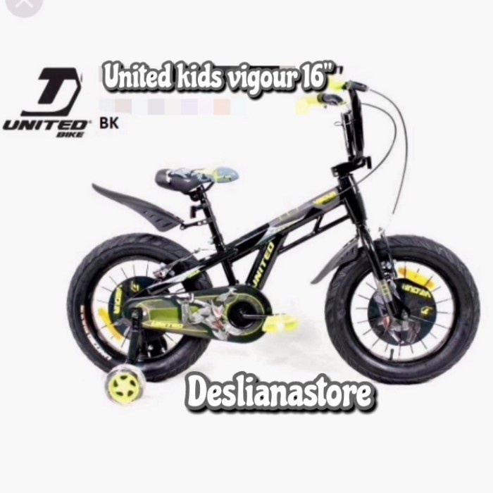 ✨Original Sepeda Anak 16 United Vigour New Berkualitas