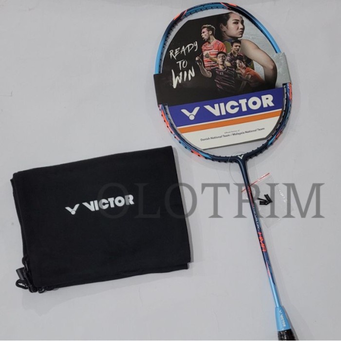 [Original] Raket Badminton Victor Thruster K Hmr / Tk Hmr Light Blue New Color Terbatas