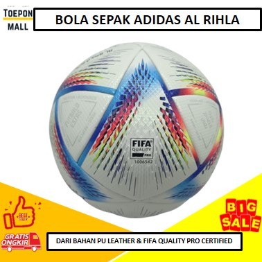 ✨Ori Bola Sepak - Adidas Al Rihla Pro Ball Omb Original H57783 Limited