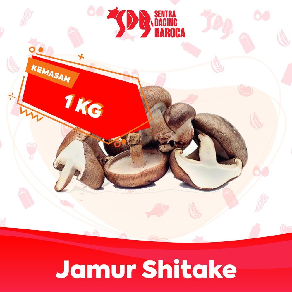 

Flash Sale - Jamur Shitake 1Kg / Jamur Jepang ,,