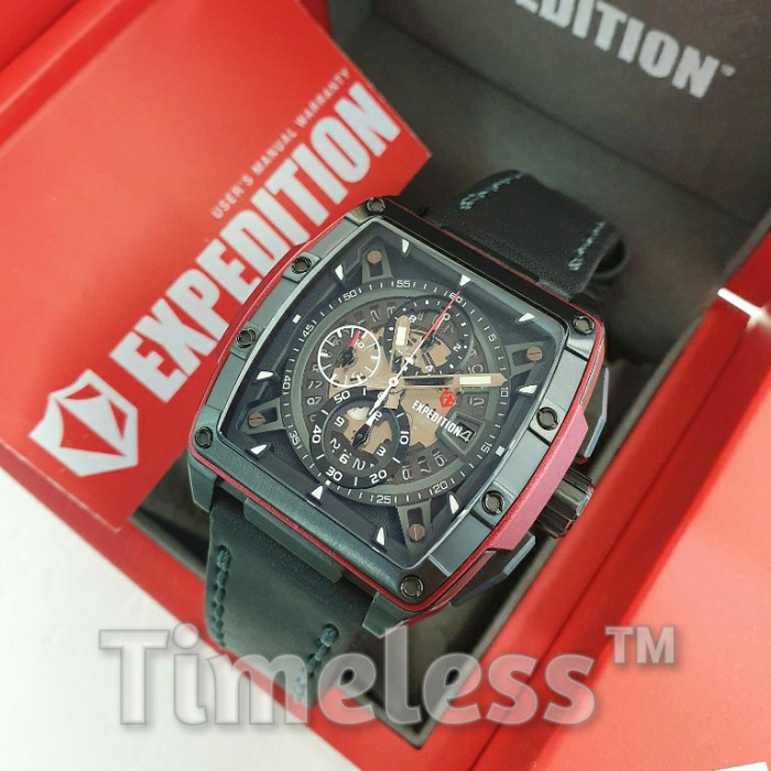 ✨Termurah Jam Tangan Pria Expedition E 6815 M Black Red Limited