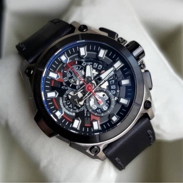 ✨Ready Jam Tangan Pria Expedition Original E6793 Black Grey Diskon
