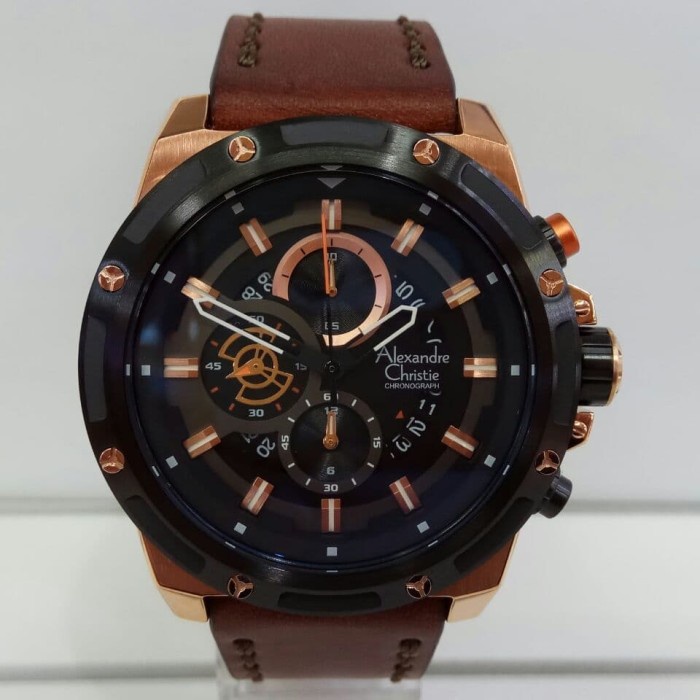 ✨Ready Jam Tangan Pria Alexander Christie Ac6506 Mc Browen Rosgold Berkualitas