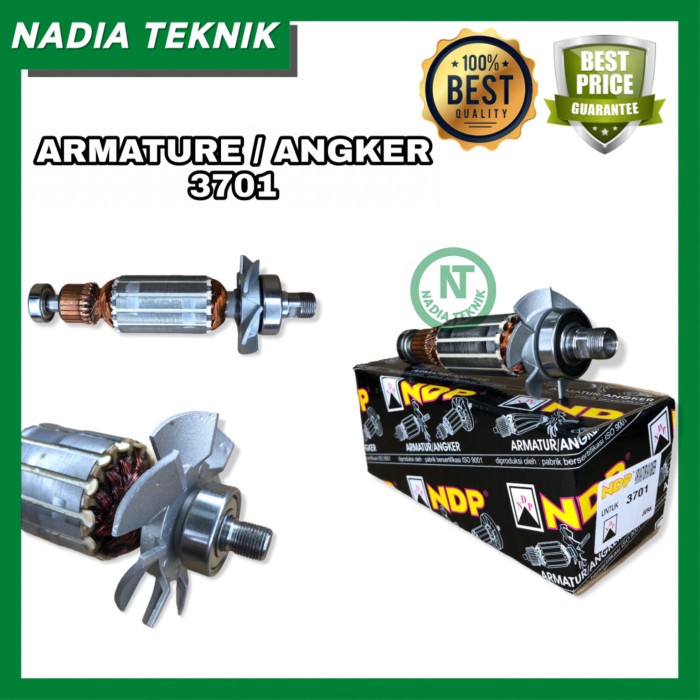 Armature N 3701 MT 370 M 2750 / Angker / Rotor NDP Untuk Mesin Trimme