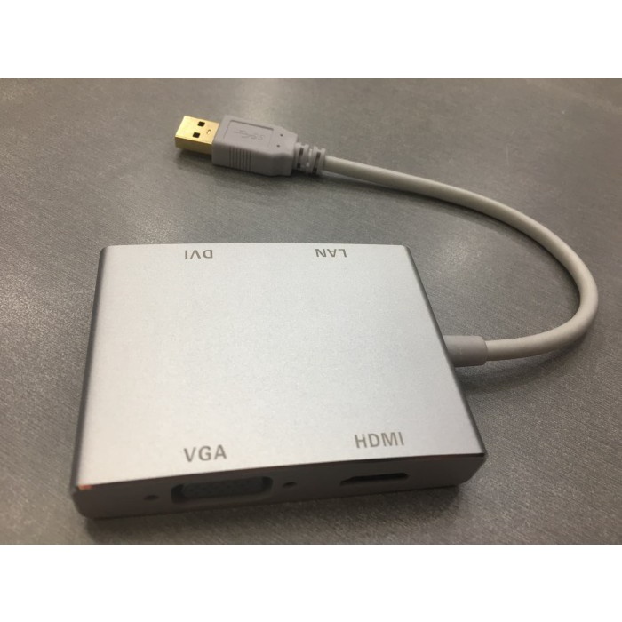 Bae Usb 3.0 To Hdmi ,Vga , Dvi Dan Rj45