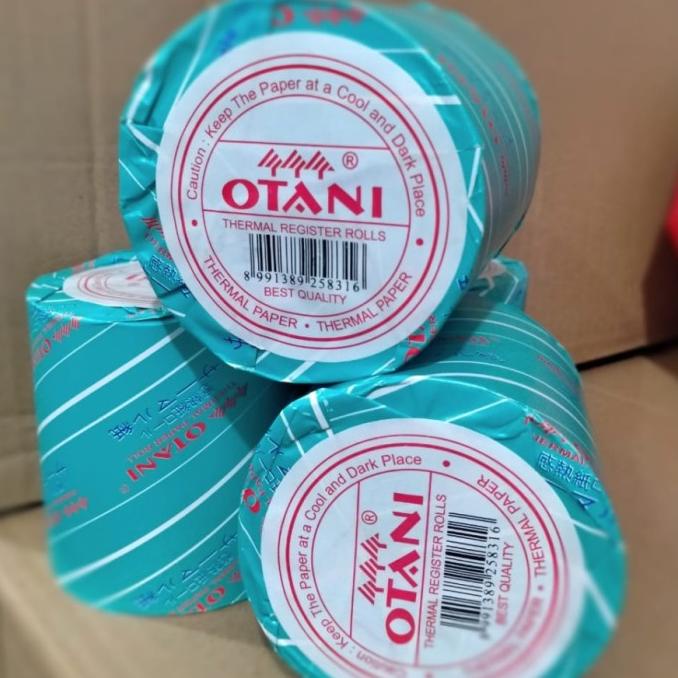 

+++++] KERTAS THERMAL PAPER/KERTAS STRUK OTANI 80x80 MM CORE 17" BLACK