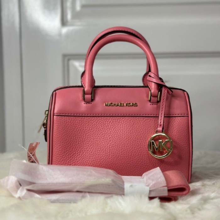 ✅Sale Tas Original Mk Travel Xs Duffle Xbody Leather Terbaru