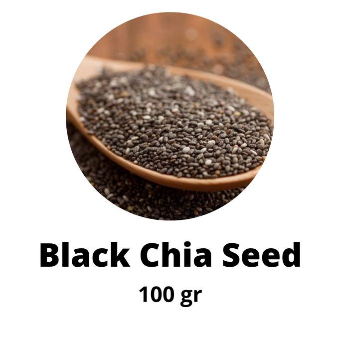 

] [100 gram] Black Chia Seed Organic Premium