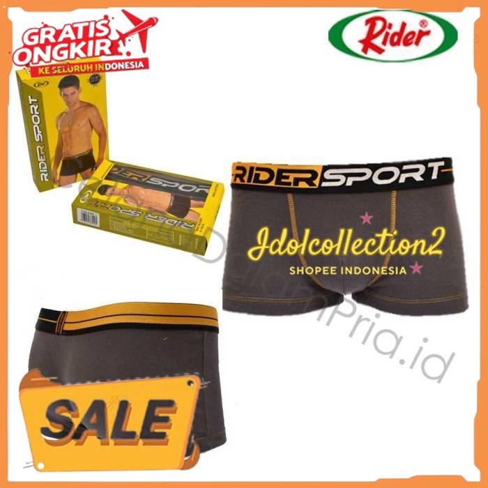CELANA DALAM PRIA RIDER SPORT R756B MINI BOXER HIGHT QUALITY PRODUK 