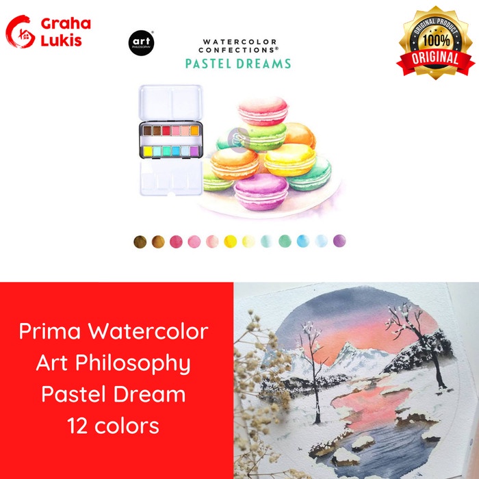 

Promo Prima Watercolor - Art Philosophy Watercolor Confections Pastel Dreams