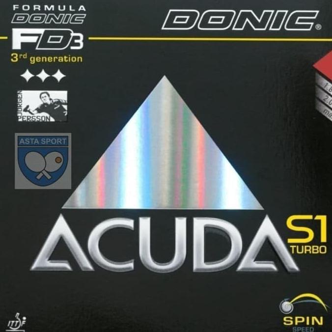 DONIC Acuda S1 Turbo Karet Pingpong Rubber Tenis Meja