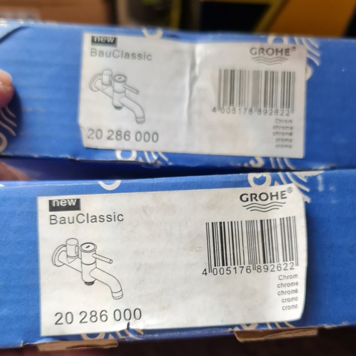 ✅Ori Grohe Bauclassic 20286000 Kran Double Shower Dan Kran Limited Stock Diskon