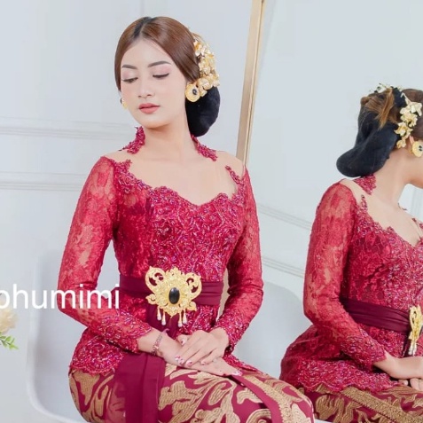 [EXCLUSIVE] MODEL TERKINI Kebaya Bali Modifikasi / Kebaya Brokat Payet Modifikasi (Kebaya Saja)