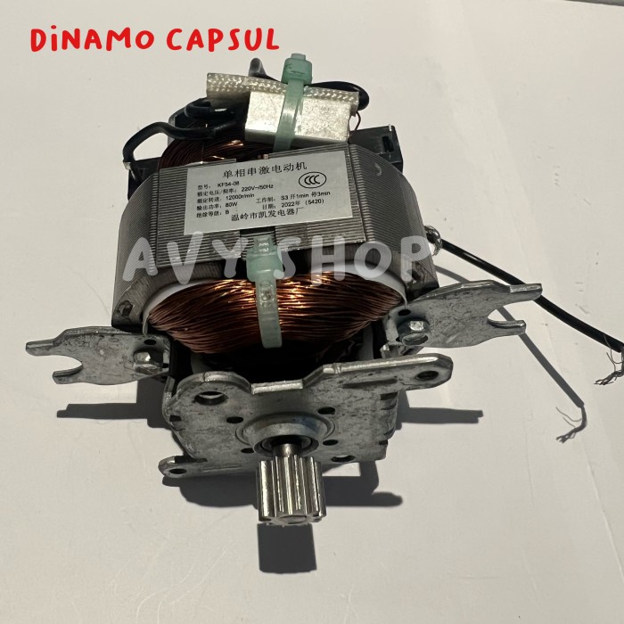 Dinamo Blender Khusus Kapsul / Chopper Obat Sparepart Blender