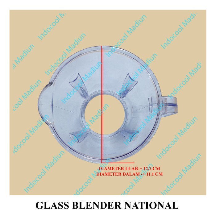 Glass/Gelas Blender National/Glass Blender National Plastik Best