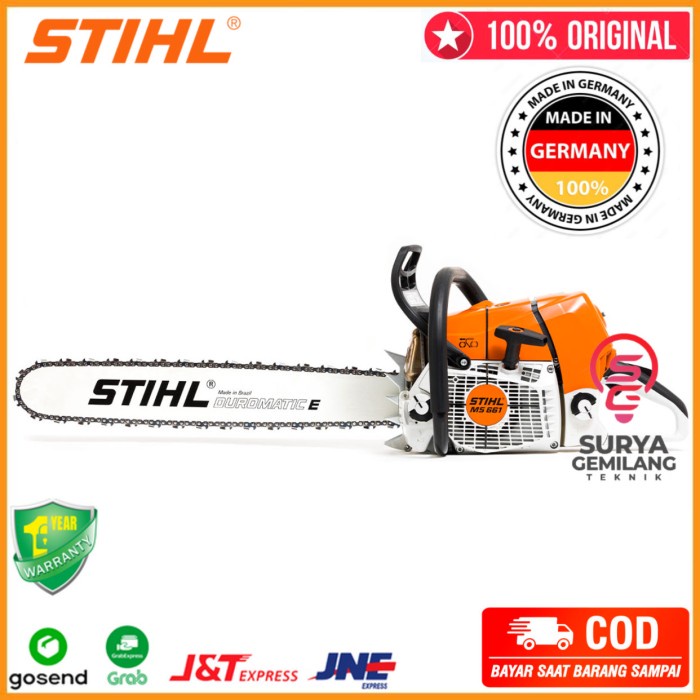 ✅Baru Chainsaw/Senso/Censow Stihl Ms 651 25 Inchi Mesin Chain Saw Stihl Ms Terbaru
