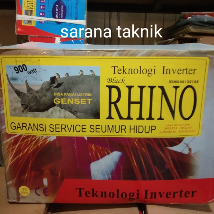 [Original] Mesin Las Inverter Rhino Mma 120 - 900 Watt Berkualitas