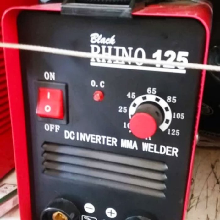 [Original] Terbaru Mesin Las Black Rhino 125 Travo Las Inverter Welding 900 Watt Terbaru