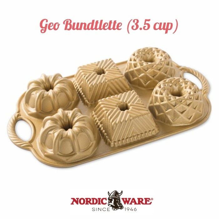 

[Baru] Loyang Kue Nordic Ware Geo Bundtlette Limited