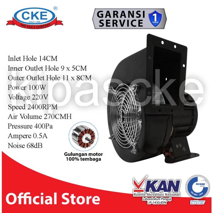 [New] Keong Centrifugal Blower 100W 220V 150Flj Kipas Blower Mistmaker Limited