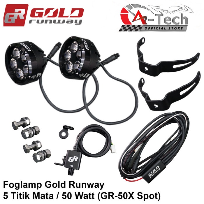✨Sale Lampu Foglamp Gold Runway 50W X Spot Limited