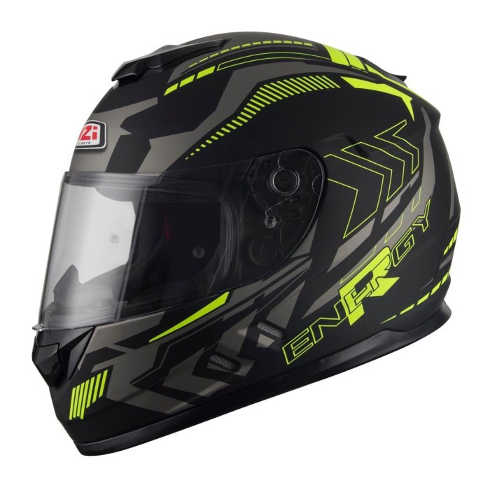 ✨Termurah Helm Nzi Fusion Energy Black Red Full Face Limited