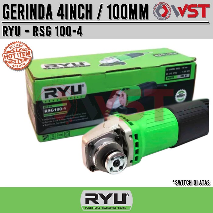 Mesin Gerinda 4 Inch RYU RSG100-4 / RSG100 4