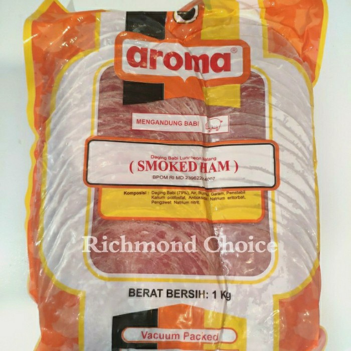 

PORK SMOKED HAM AROMA / DAGING BABI ASAP AROMA 1 KG