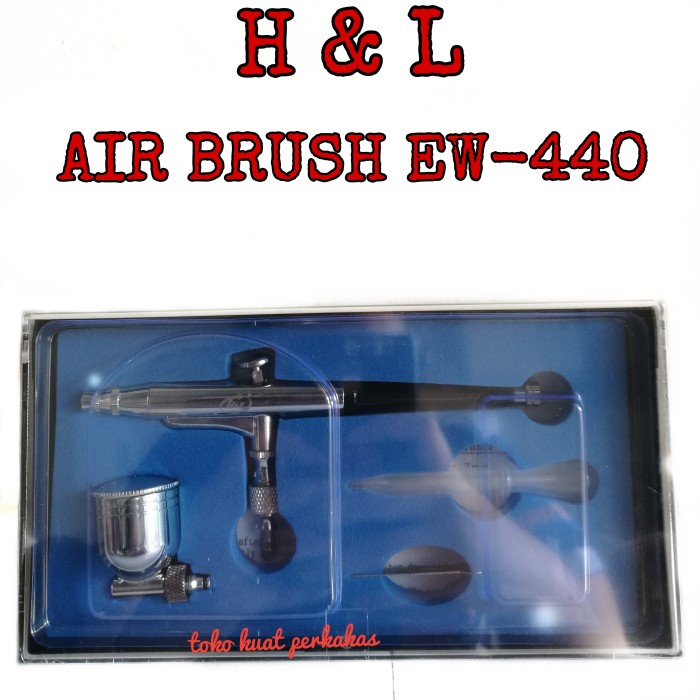 

Gaya Spray Gun Lukis H&L Ew-440 Air Brush Kit