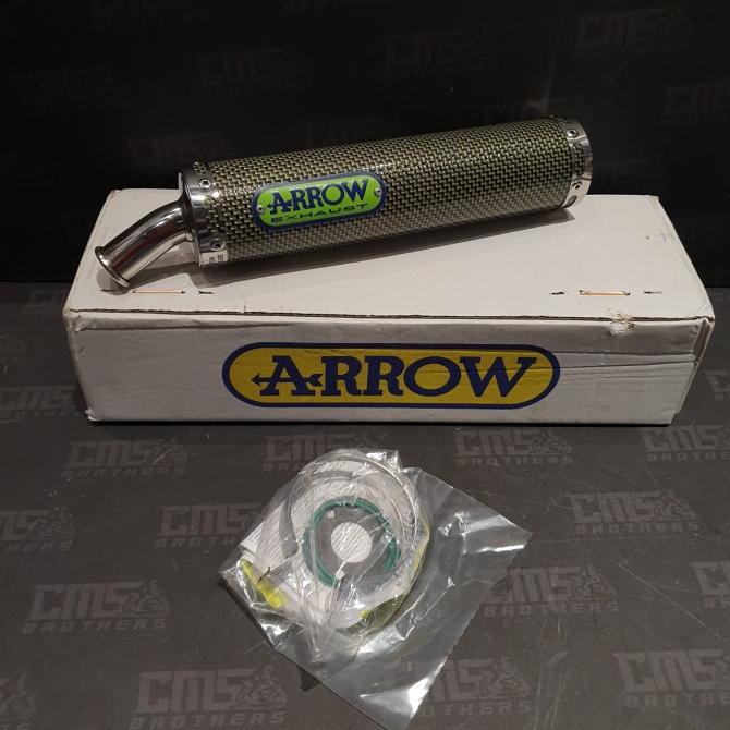 siap kirim] Knalpot Arrow 2T 2tak Carbon Ori Italy Rx King Ninja Satria F1zr Nsr