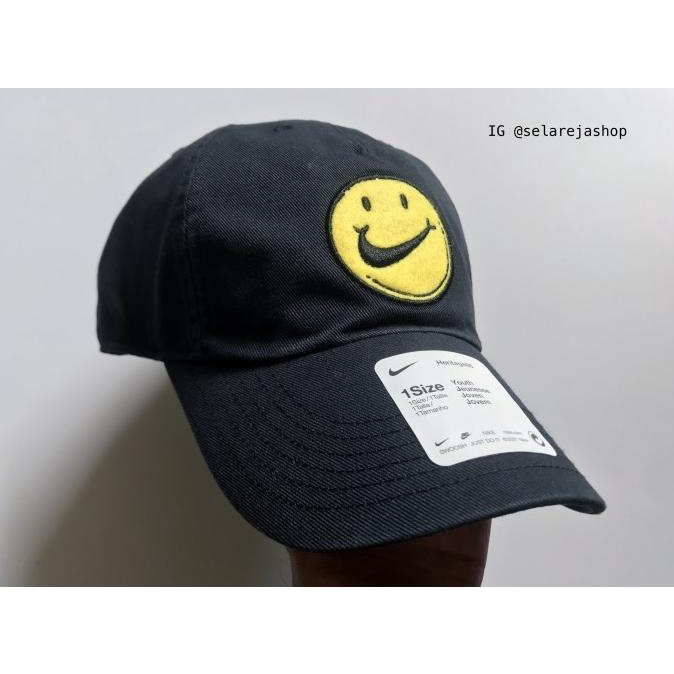 TERBARU TOPI ANAK NIKE KIDS HERITAGE 86 HAVE A NIKE DAY BLACK CAP 100% TANIAILA