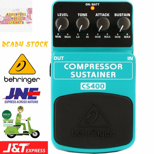 Behringer Compressor Sustainer Cs400 Efek Gitar Bass Behringer Cs400 Original Dan Terpercaya