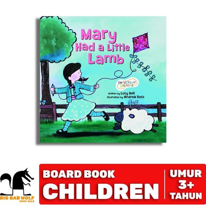 BUKU MARY HAD A LITTLE LAMB IMPORT BOOK BUKU CERITA ANAK BUKU DONGENG
