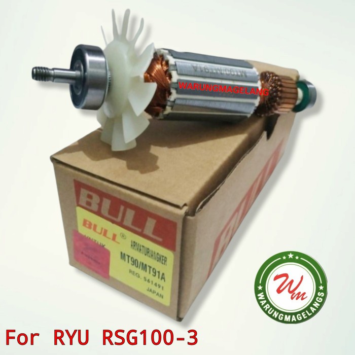 Armature angker BULL Mesin Gerinda Ryu RSG100-3 Angker RSG 100-3 100 3