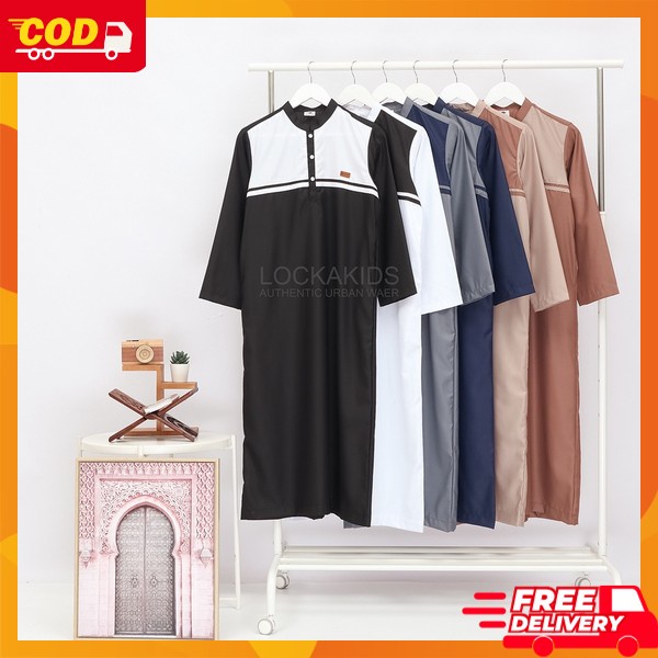 Naju Jubah Tk Sd Smp Bju Busana Muslim Hadroh Gamis Anak Laki Laki Lebaran Gamis Terbaru Jubah Anak 