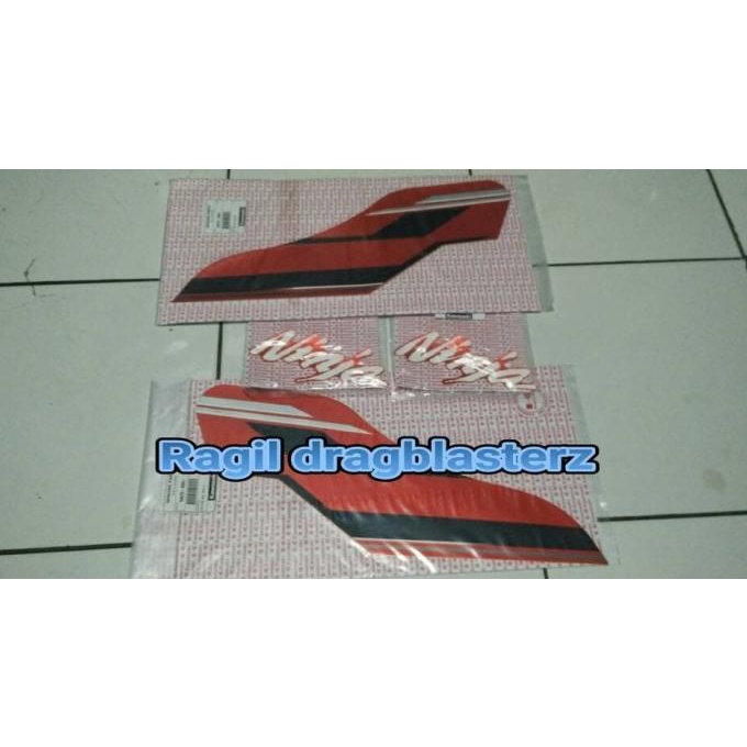 Stiker/Striping Tangki New Ninja Rr Se Orange 2015 Original