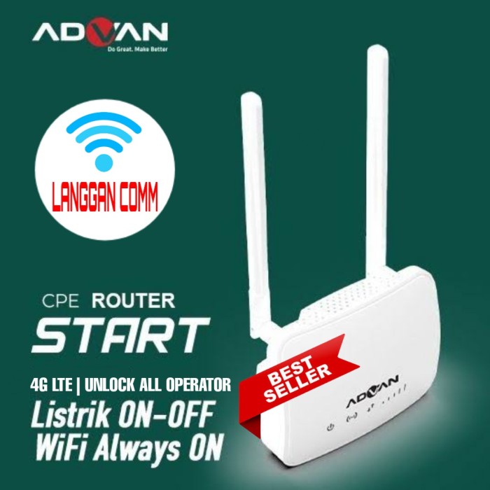 Promo Cpe Router Start Advan 4G Wifi Mifi Modem