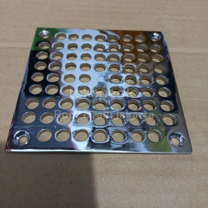 tutupan floor drain saringan got plat stainless 304, floor drain plat