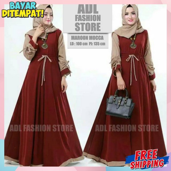 Bj Formal Pesta Kondangan Long Games Cewe Cantik Gamis Jumbo Pakaian Syari Ibuibu Pengajian Baju Gam