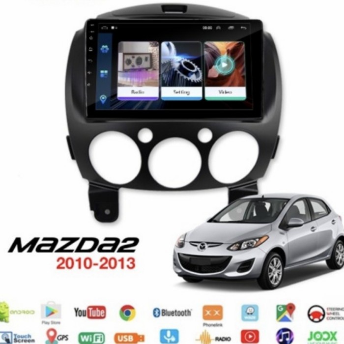 Promo Frame Android 9 In Mazda 2