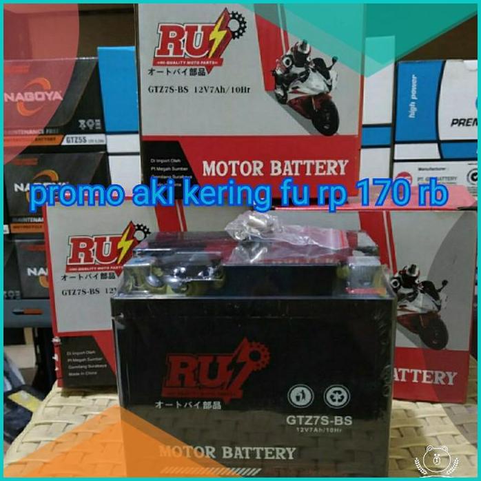 aki suzuki satria fu vario 150 7 ampere 16novz3 suku cadang
