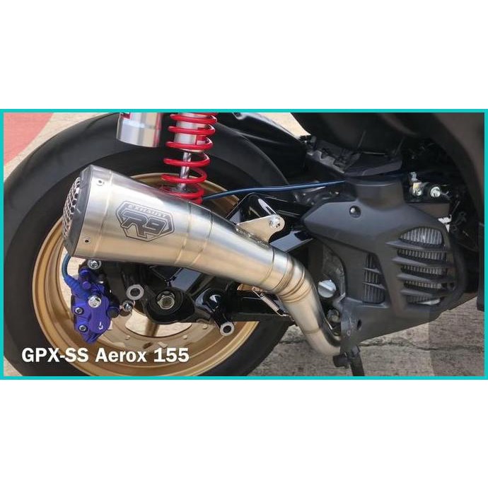 Knalpot R9 GP GPX SS FULLSYSTEM ORIGINAL AEROX155 AEROX 155 16novz3 pa