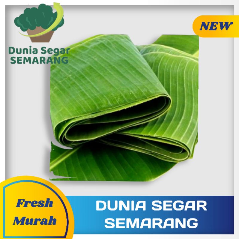 

Daun Pisang Segar 1 bandel isi 2 sd 3 Lembar