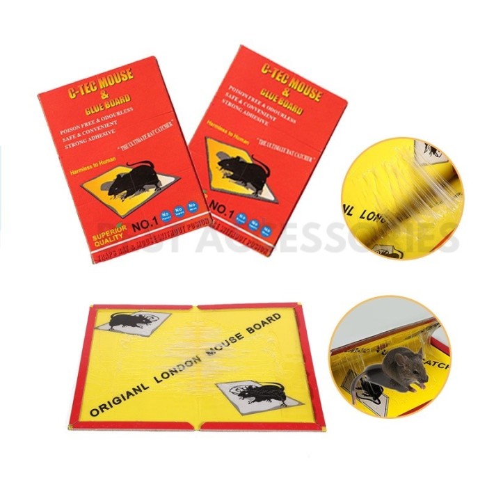 Lem Tikus Papan Jebakan Perangkap Tikus Rat Glue Trap Mouse Trap