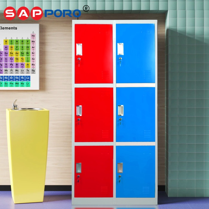 

SAPPORO KOLN 3 - LOKER BESI 3 PINTU STEEL LOCKER 3 DOORS