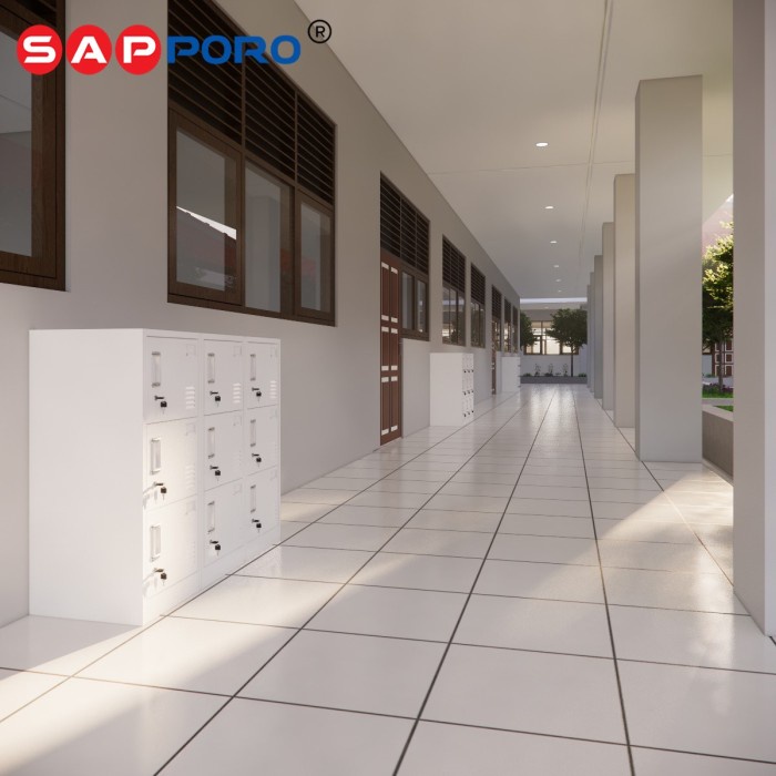

SAPPORO BREMEN 9 - LOKER BESI 9 PINTU STEEL LOCKER 9 DOORS