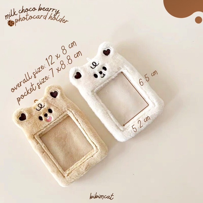 

MILK CHOCO BEARRY PHOTOCARD HOLDER / PC CARD HOLDER