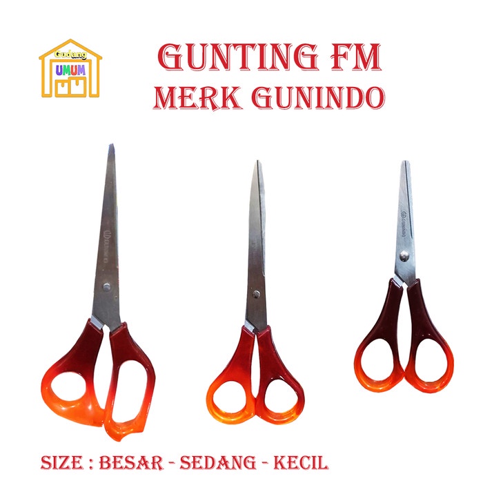 

Gunting Serbaguna FM GUNINDO Varian 5" - 6