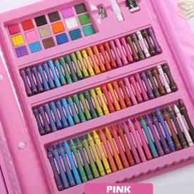 

Crayon Anak 208pcs Set Alat Menggambar Melukis Anak-anak